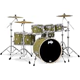 PDP Concept Maple Shell Pack - 7-piece - Satin Olive