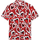 Toddler and Boys Cotton Holiday Button Down Short Sleeve Novelty Shirts