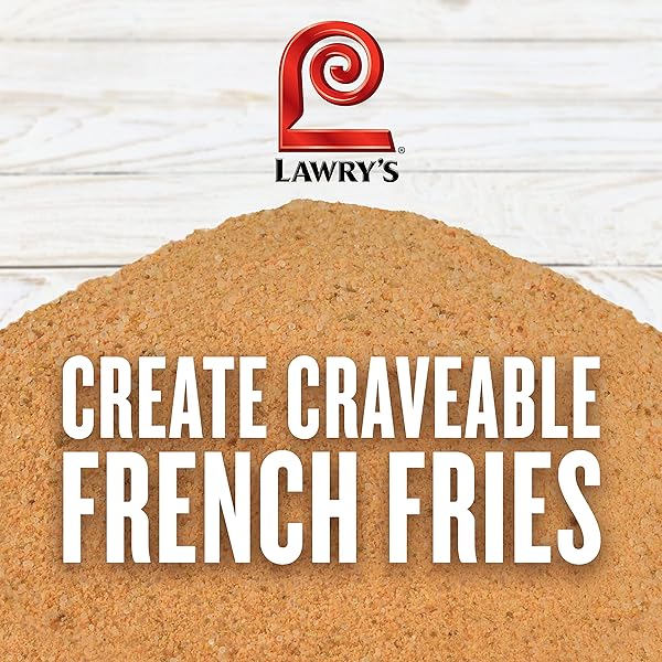 LAWRY’S ORIGINAL FRENCH FRY SEASONING, 16 OZ – ONE 16 OUNCE CONTAINER OF FRENCH FRY SEASONING POWDER WITH PREMIUM BLEND OF SPICES, BEST ON FRIES, POTATOES, VEGETABLES AND MORE
