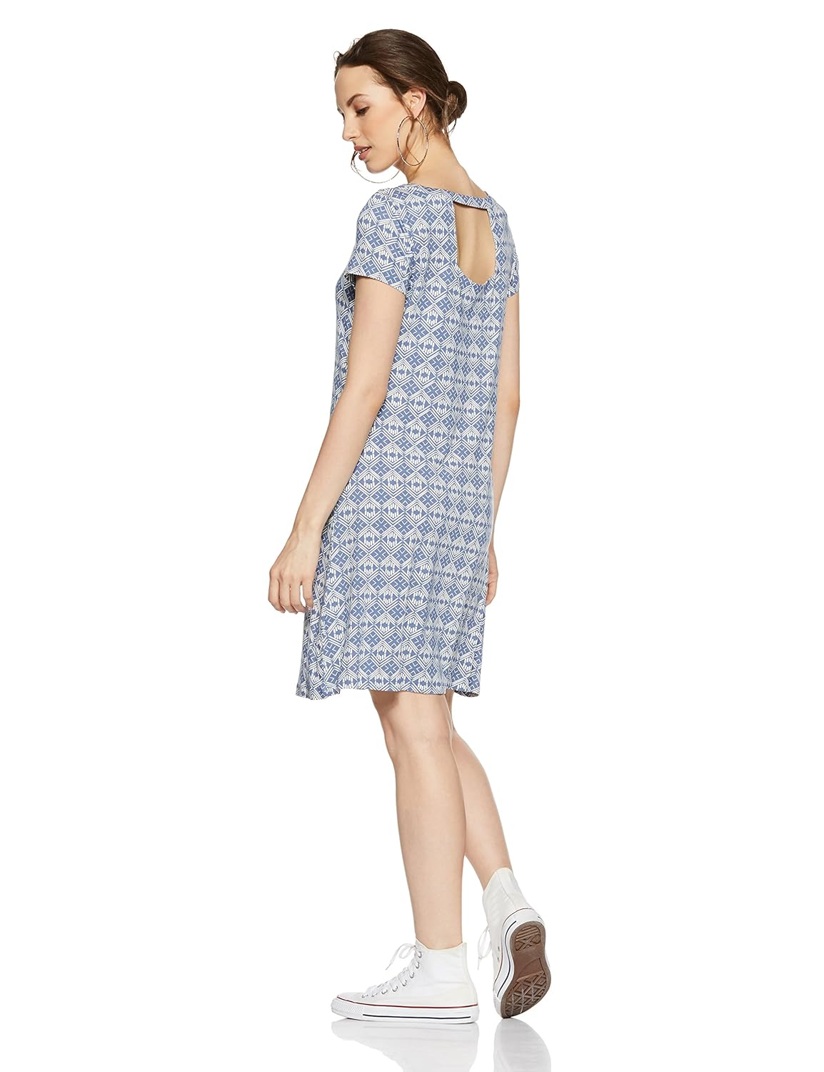 marks & spencer women's shift knee-long dress