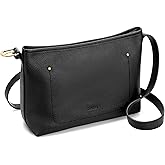 befen Genuine Leather Crossbody Bags for Women RFID Blocking Soft Real Leather Shoulder Purse Medium Shoulder Handbag