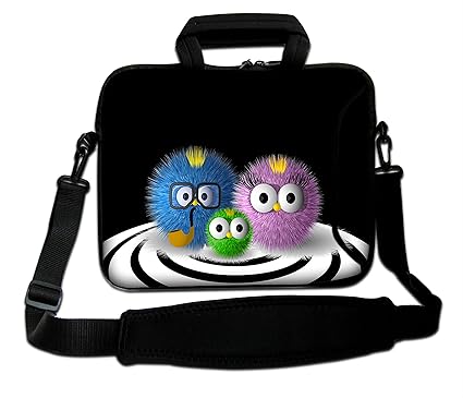 LUXBURG® 10' - 17' Zoll Schultertasche Notebooktasche Laptoptasche Tasche mit Tragegurt aus Neopren für Laptop / Notebook Computer (Teil 1/5)