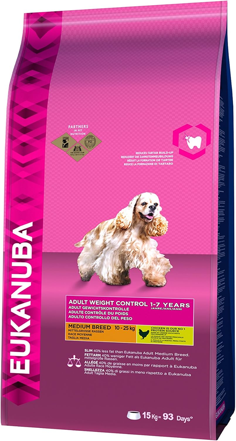 weight of a medium dog