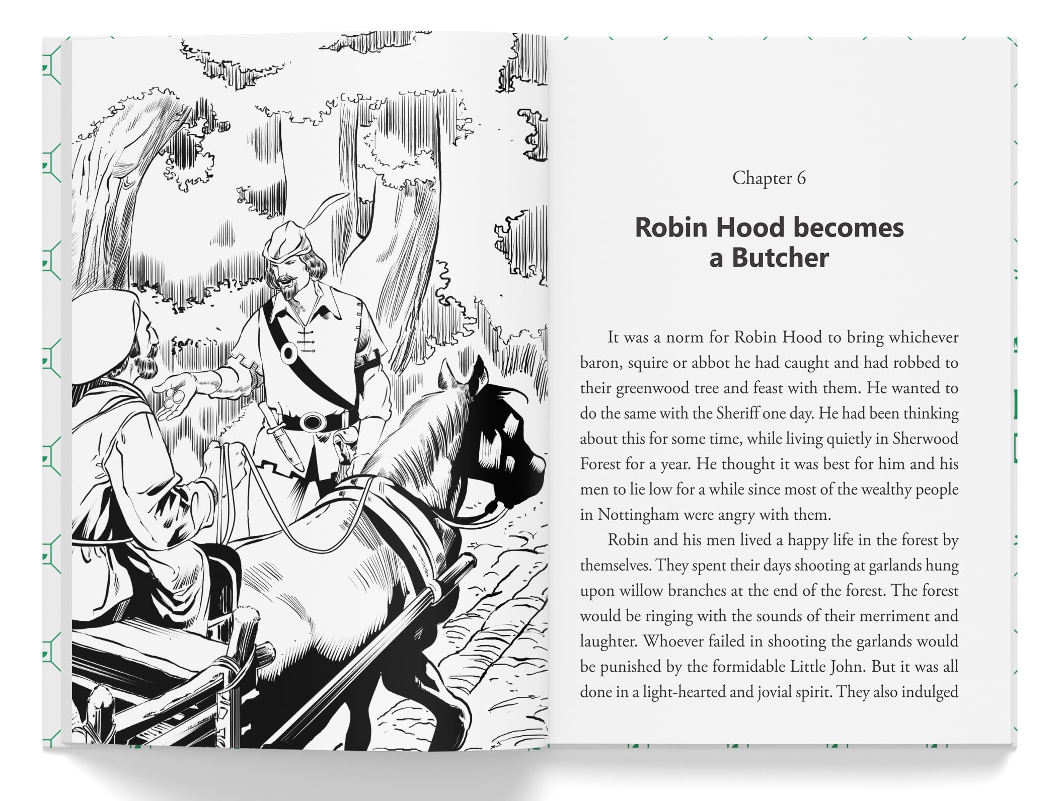 Illustrated Classics - The Adventures of Robin Hood: Abridged Novels With Review Questions