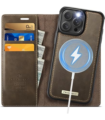 Amazon.com: PlusnapX for iPhone 17 Pro Max 2in1 Detachable Wallet