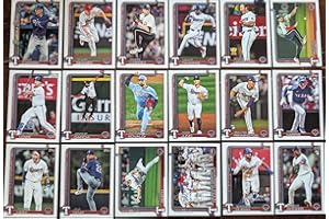 TOPPS TOTAL Texas Rangers 2025 Topps Complete Mint 18 Card Team Set Featuring Corey Seager, Evan Carter and Marcus Semien with Dustin Harris, Kumar Rocker and Walter Pennington Rookie Cards Plus