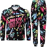 Mepase Retro 80s 90s Outfit for Men Side Taping Sportswear Urbanwear Streetwear Casual Long Sleeve 90s Tracksuit for Jogger