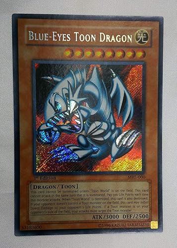 Amazon 遊戯王 カード Blue Eyes Toon Dragon ブルーアイズ トゥーン ドラゴン アジア版 1st Edition シークレットレア シクレア Mrl 000 トレカ 通販