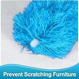 Fogray 2026 Upgraded Extendable Feather Duster Telescopic Soft Silicone Cap Sky view 6