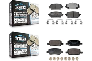 TEC Front Rear Ceramic Brake Pads Kit Replacement For Hyundai Santa Fe Kia Sorento Cruz KTC-100874
