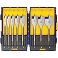 IRWIN Tools SPEEDBOR Blue Groove Pro Spade Bit Set with Case, 8-Piece (341008)
