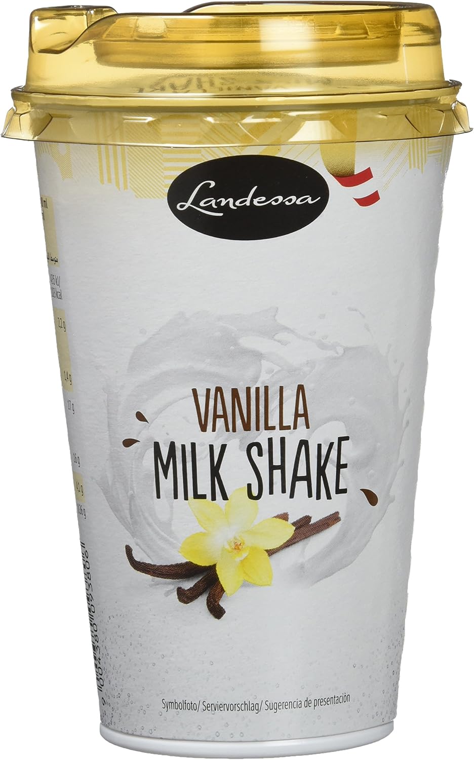 Landessa Batido de Leche, Sabor Vainilla Paquete de 10 x