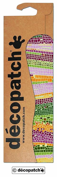 Decopatch Papier No. 509 (grün Mosaik, 395 x 298 mm) 3er Pack