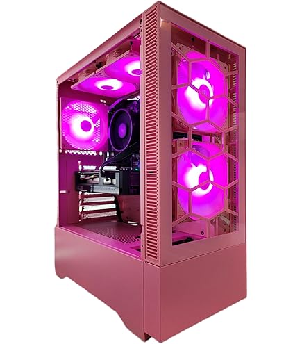 Amazon.com: Gaming PC Desktop RTX 4060 8GB AMD Ryzen 7 5700X 4.6