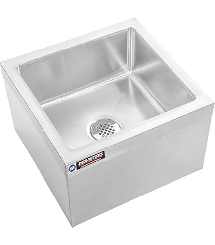 TONGMO Stainless Steel Floor Mop Sink, Mop sink with