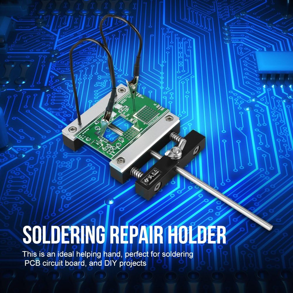 TOPINCN 1Set Adjustable Circuit Board Soldering Station PCB Plate Holder with Two Caliper Clamp - Image 5