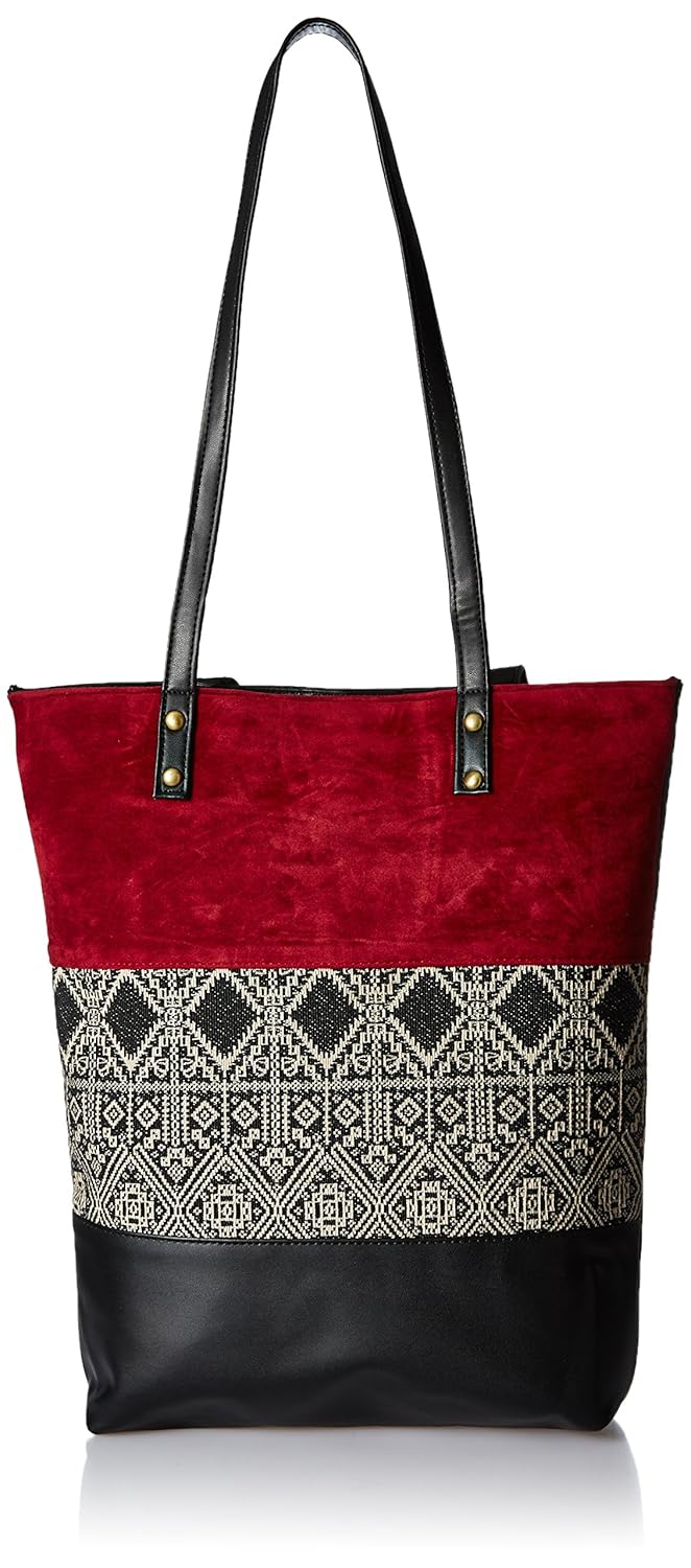 kanvas katha women's tote bag (multi-colour) ()