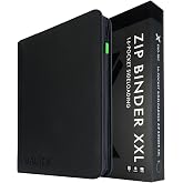 Vault X 16 Pocket XXL Zip Trading Card Binder 1088 Cards Exo-Tec (Black) | Holds 1088 standard-size TCG cards in 34 side-loading 16-pocket pages. Padded, water-resistant Exo-Tec cover.