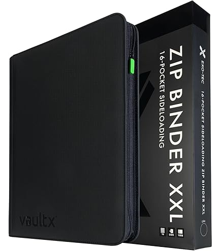 Amazon.com: Vault X 12 XL Pocket Trading Card Zip Binder, 624