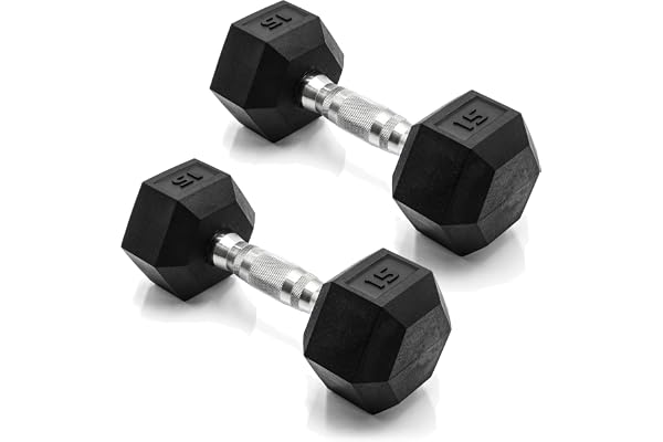 CAP Barbell Coated Hex Dumbbell Weight - Pairs | Multiple Options