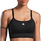 FlareMove Medium Impact Sports Bras Y-Back Yoga Bra with Removable Pads Gym Sports Bra for Women XS-XXL
