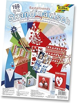 Lavoretti Creativi Natale.Folia 949 Set Per Lavoretti Creativi Motivo Natale Scandinavo 169 Pz Amazon It Giochi E Giocattoli