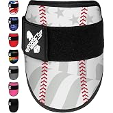 Exxact Sports Plain Protective Baseball Elbow Guard | Batters Softball Elbow Guard Youth &amp; Adult with Adjustable Strap, Baseball Elbow Pads