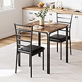 GarveeHome 3-Piece Kitchen Dining Room Table Chair