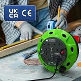 Desiretech 4 Socket Extension Lead 5m Heavy Duty Cable Reel 13A CE UKCA view 7