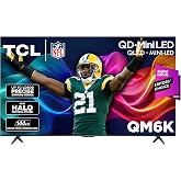 TCL 55 Inch Class QM6K Series | Mini LED QLED 4K HDR | 55QM6K, Latest Model | 120HZ-144HZ High Brightness Smart Google TV Dolby Atmos Onkyo Audio | Voice Remote Alexa Gaming Streaming Television