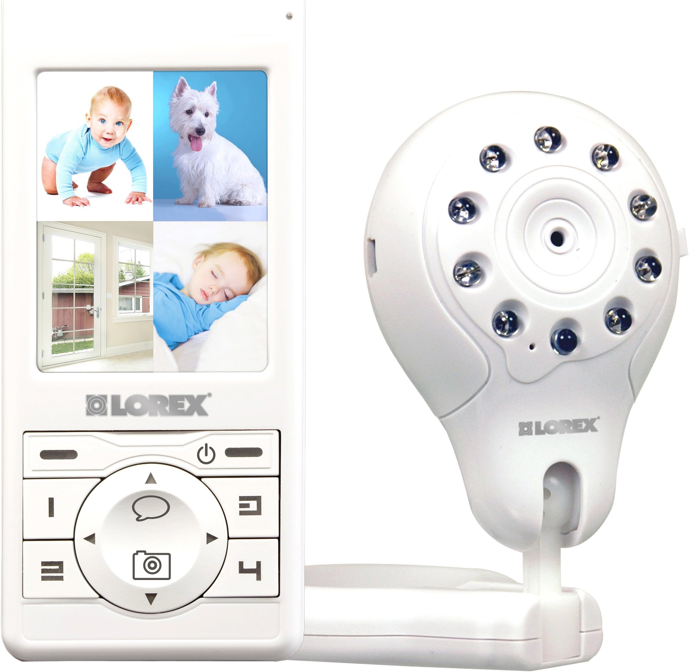 Lorex LW2003 LIVE snap Video Baby Monitor (White) (Discontinued by Manufacturer)