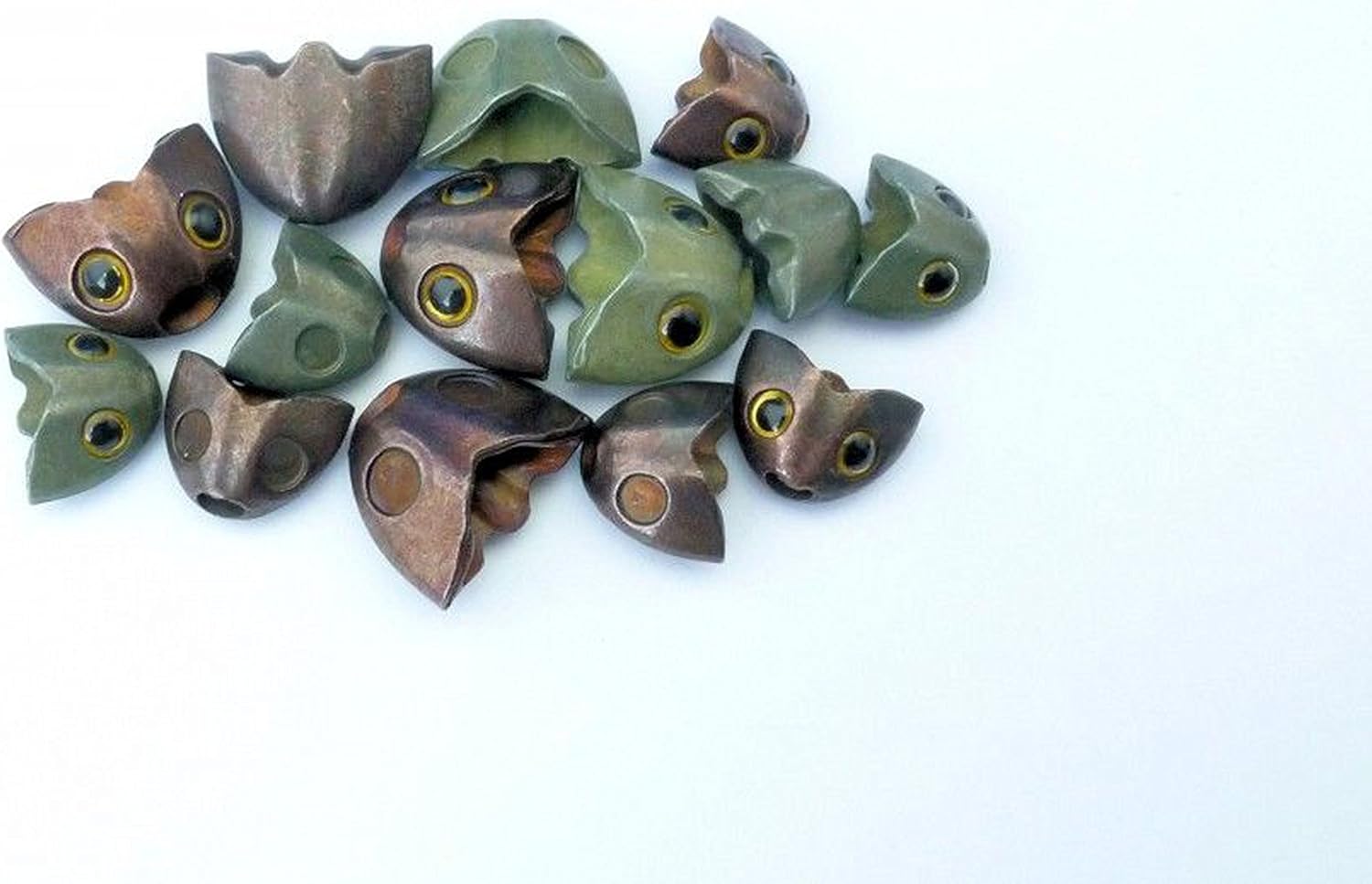 Fish Skull Sculpin Helmet Large Brown Fly Tying