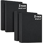 FoamJoy Dual-Thickness Case Foam Insert Kit 4PCS (2PCS 16x12x2" + 2PCS 16x12x0.4") - Pick and Pluck Protective Layer for Tool Drawers, Game Cases & Collectible Organizers