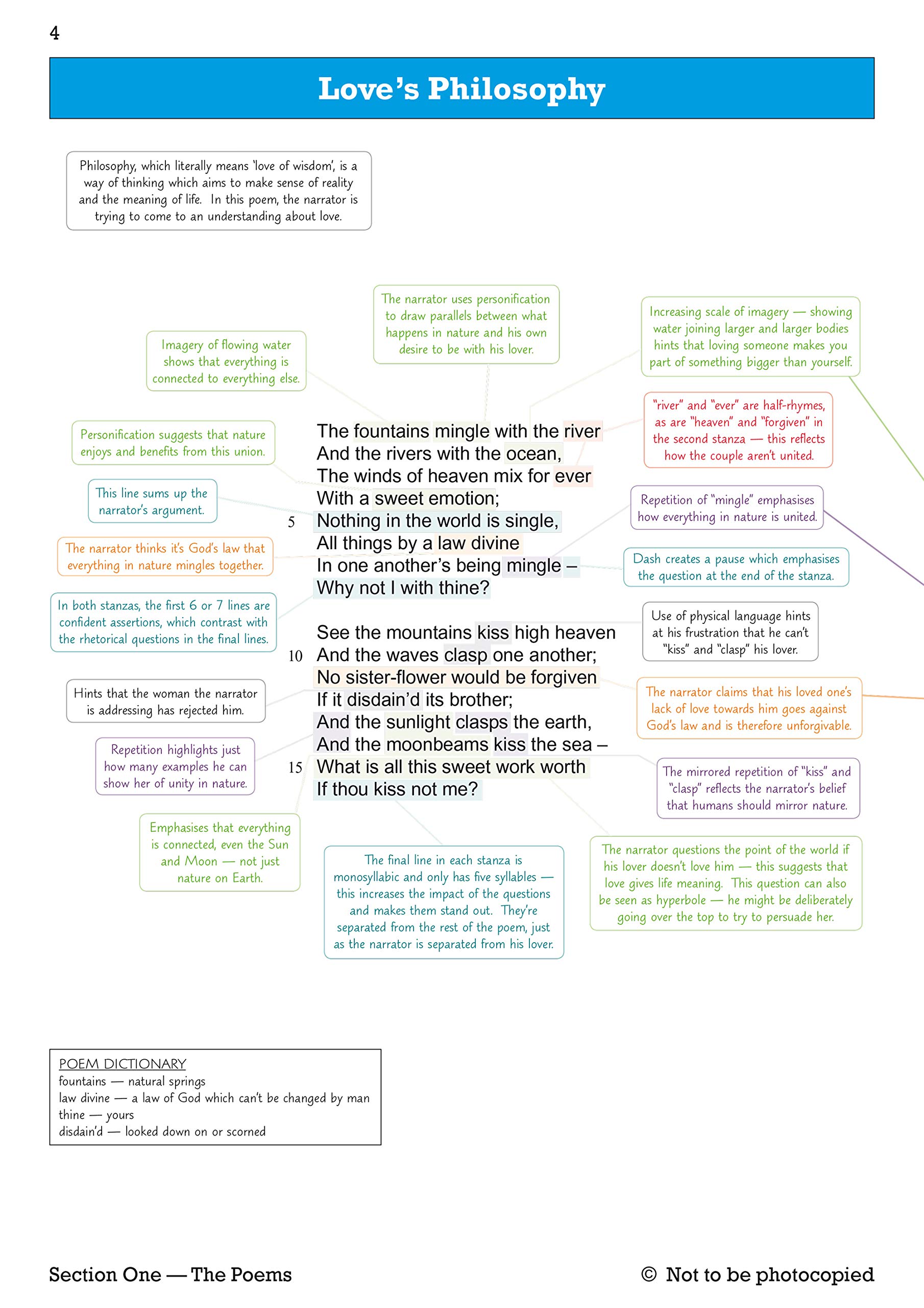 Gcse Eng Lit Aqa Poetry Gde Love Relat 9781782943624 Amazon Com Books