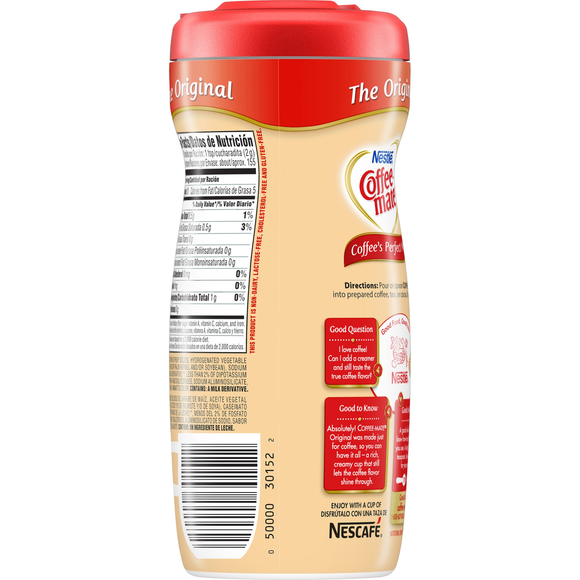 Nestle Coffee mate Coffee Creamer, Original, Powder Creamer, 11 Ounces 5 pack