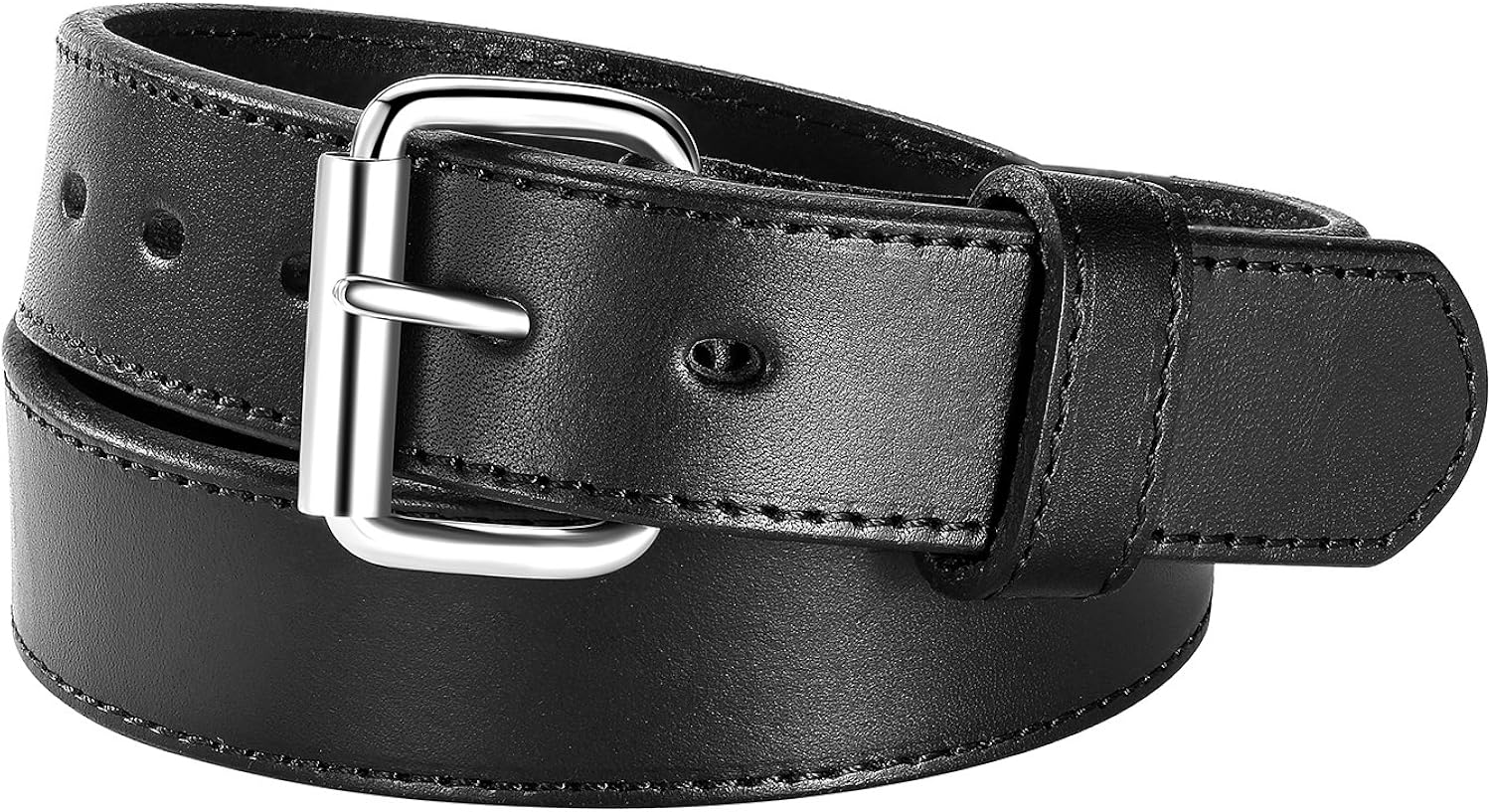 GritGuts Leather Gun Belt for Concealed Carry CCW, 1 1/2