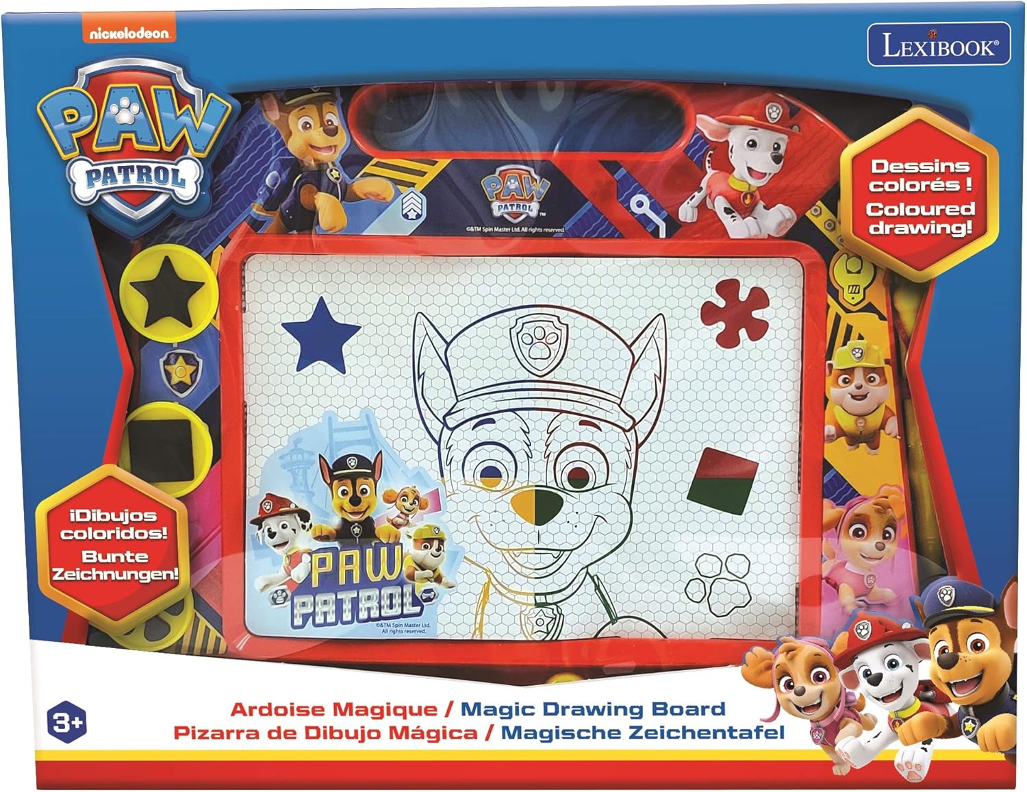 LEXIBOOK, Paw Patrol, Multicolour Magic Magnetic Drawing Board - Image 5