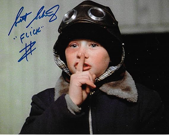 Triple flick stuck schwartz storyteller flagpole cbc Scotty Schwartz A Christmas Story 3 Original Autographed 8X10 photo at Amazon's Entertainment