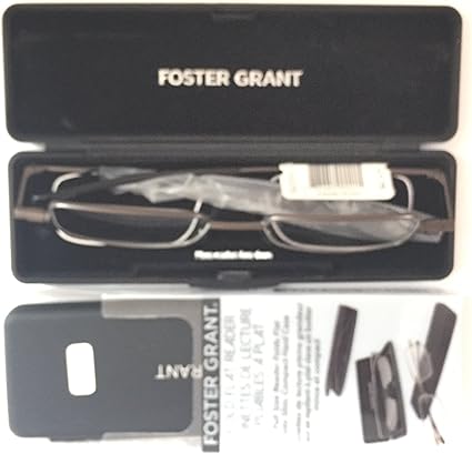 foster grant flat folding reading glasses