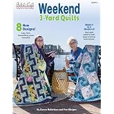 Fabric Caf&eacute; Weekend 3-Yard Quilts Book &ndash; 8 Fast &amp; Easy Beginner Quilt Patterns | Make a Quilt in a Weekend | Uses Only 3 Yards of Fabric | No Half-Square Triangles | Lap, Twin &amp; Queen/King Sizes