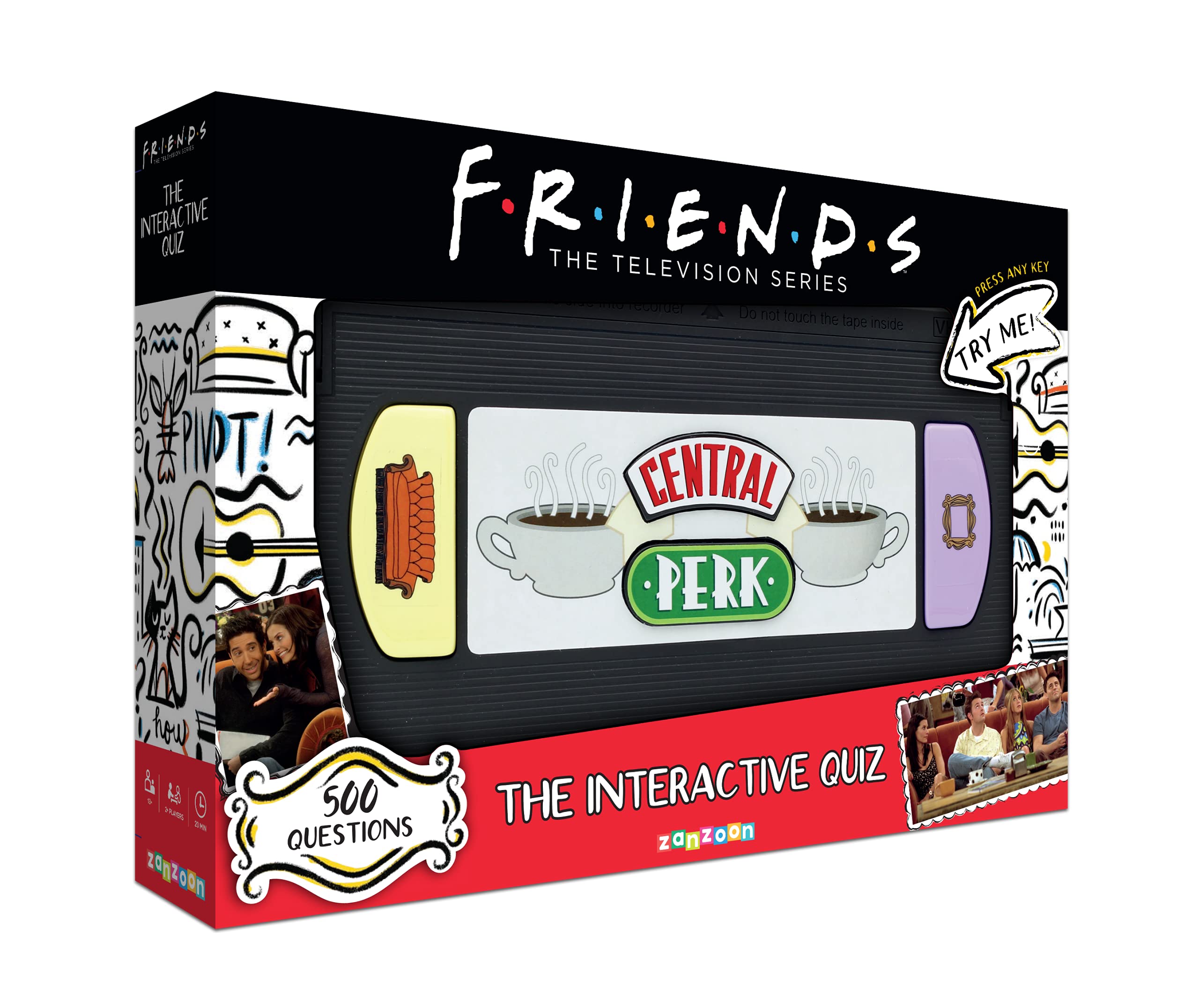 TOMY Friends Quiz Game (First Reading Level 3) - Interactive Quiz with 500 Questions, Original Voices, Ages 14+
