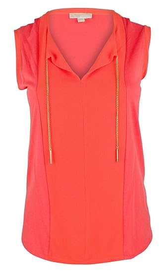 michael kors red blouse