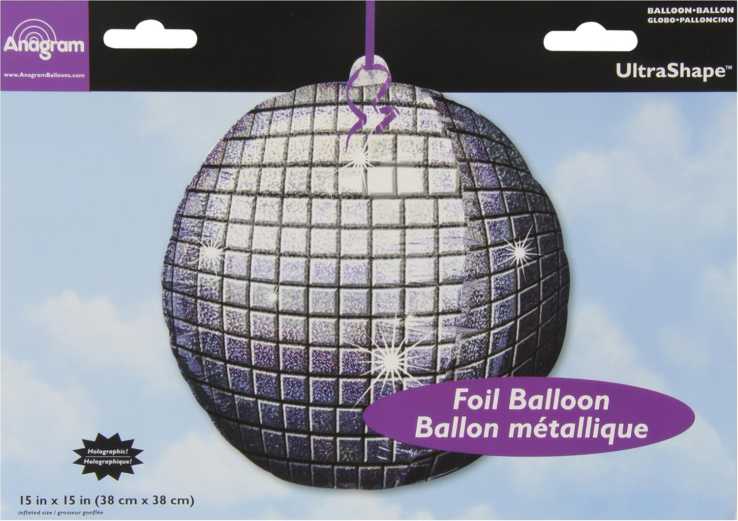 Amscan 1803101 Ultrashape:Disco Ball, Medium