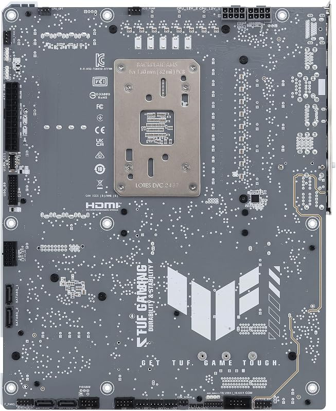 TUF GAMING B850-BTF WIFI W, Scheda Madre AMD ATX, Slot DDR5, Bianca