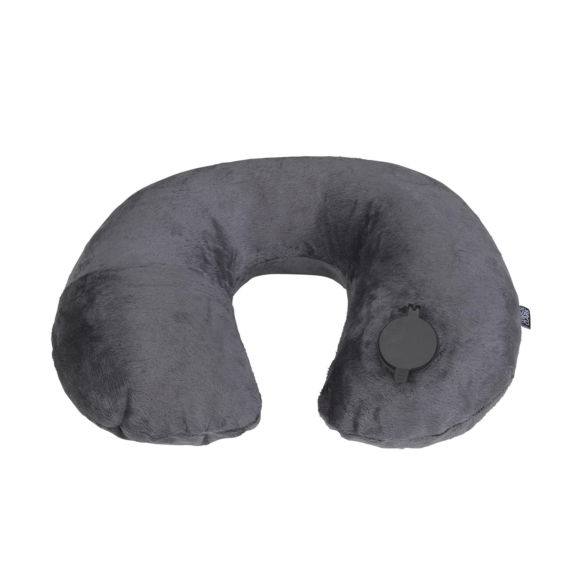 Lewis N. Clark Adjustable Neck Pillow, Gray, One Size, Compact Portable Adjustable and Inflatable Cervical Neck Pillow for Travel