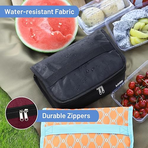 MIER Freezable Lunch Bag Frozen Mini Cooler Small Portable