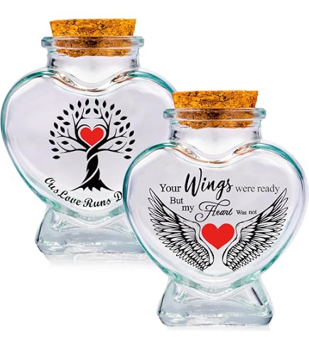 2 Pack Pet Memorial Keepsake Bottles - 30ml Glass Vials With Cork For Pet Hair Or Ashes