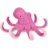 Wild Republic Foilkins Octopus Stuffed Animal - 12"