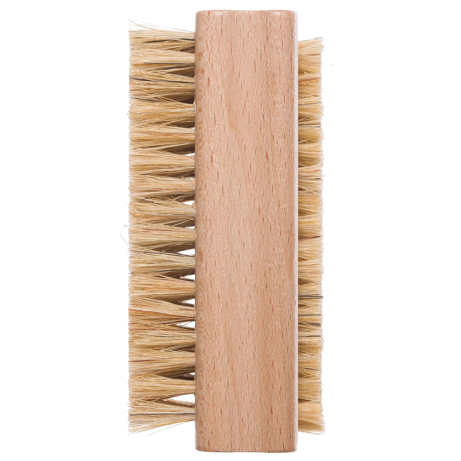Redecker Natural Pig Bristle Nail Brush with Untreated Beechwood Handle, 3-3/4-Inches : Beauty