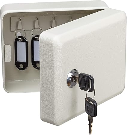 Amazon Co Jp 八番屋 キーボックス オフィスやご家庭に大切な鍵をしっかり管理 専用キー付き キーケース 鍵収納 壁付け インテリア オシャレ オフィス 小型 壁掛け 暗証番号 ダイヤル錠 9キー 文房具 オフィス用品